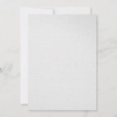 ゴシックスカルフローラ「死が我々の一部を結婚果たす 招待状 (裏面)