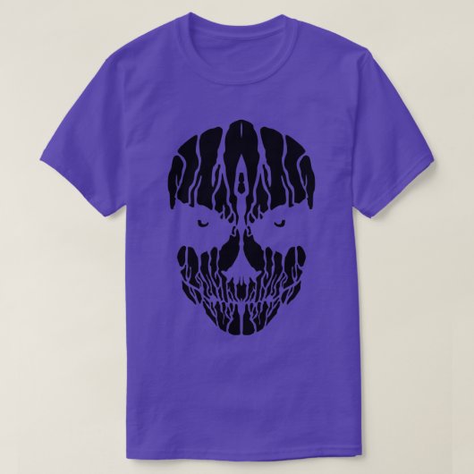 ゴシックスカルブラック Tシャツ (デザイン正面)