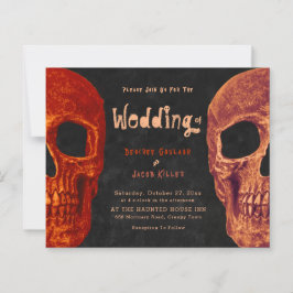 ゴシックスカルヘッドオレンジブラックハロウィーンバジェット