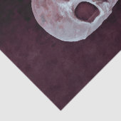 ゴシックスカルヘッドパープルカスタムクールデザイン 薄葉紙 (詳細)