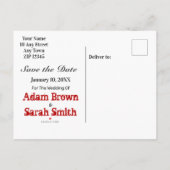 ゴシックスカルペア暗黒ロマンスブラッドティアーバラ 案内ポストカード (裏面)