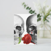 ゴシックスカルペア暗黒ロマンスブラッドティアーバラ 案内ポストカード (スタンド正面)