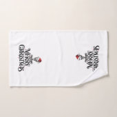 ゴシックスカルメリークリスマスバスタオルセット バスタオルセット (ハンドタオル)