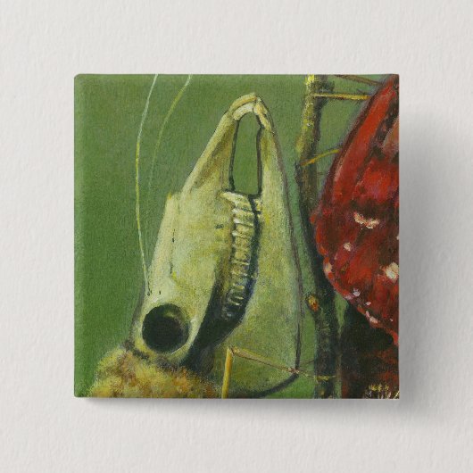 ゴシックスカルモスボタン 缶バッジ (正面)