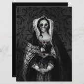 ゴシックスカルレディ 招待状 (正面/裏面)