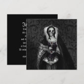 ゴシックスカルレディ 招待状 (正面/裏面)