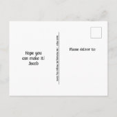 ゴシックスカルヴィンテージブックスマカブルRIPへ彼女の20s インビテーションポストカード (裏面)