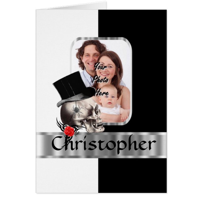 ゴシックスカル入れ (正面)