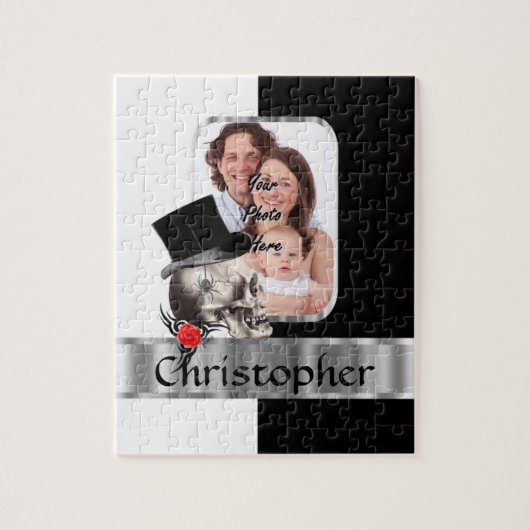 ゴシックスカル入れ ジグソーパズル (縦)