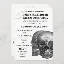 ゴシックスカル夕べ招待状 招待状