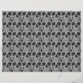 ゴシックスカル白黒パターグランジンカッコいい (正面)