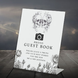 ゴシックスカル白黒写真集 台座サイン