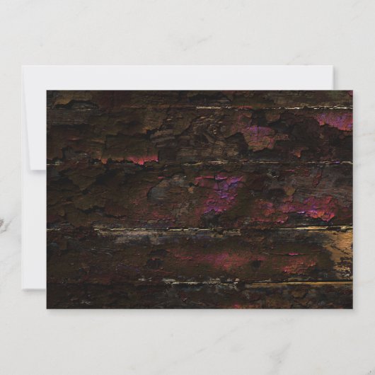 ゴシックスカル結婚ズ 招待状 (裏面)