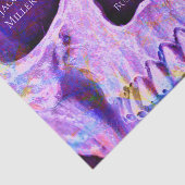 ゴシックスカル顔パユニークープルブルータトゥーショップ 薄葉紙 (詳細)