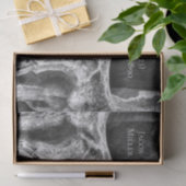 ゴシックスカル顔白黒タトゥーショップ 薄葉紙 (ギフト)