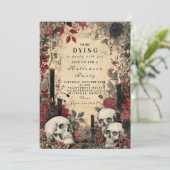 ゴシックスカル&キャンドルライトハロウィーンナイト 招待状 (スタンド正面)