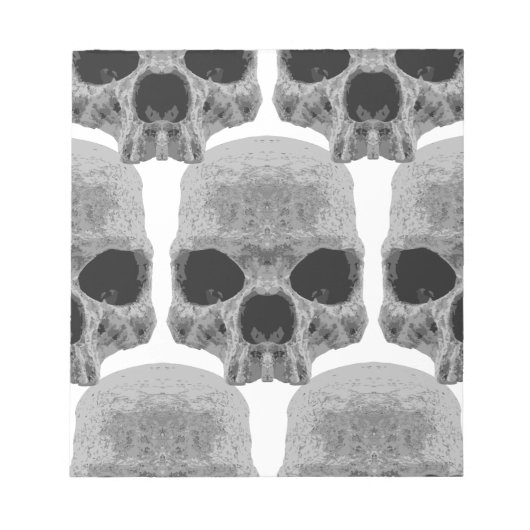 ゴシックスカル ノートパッド (正面)