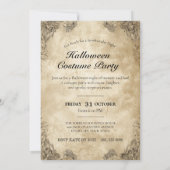 ゴシックスカル&バラアート 招待状 (裏面)