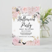 ゴシックスカル&バラハローウィンパーティ 招待状 (スタンド正面)