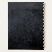 ゴシックスカル パーソナライズされた プランナー手帳 (裏面)