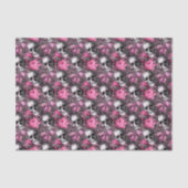 ゴシックスカル&ピンクローズハロウィーン 薄葉紙 (正面)