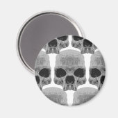 ゴシックスカル マグネット (正面/裏面)