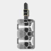 ゴシックスカル ラゲッジタグ (正面縦)