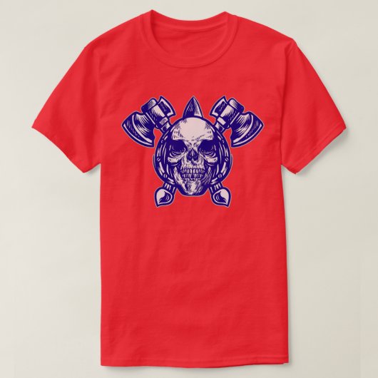 ゴシックスカル(2軸タトゥー付) Tシャツ (デザイン正面)