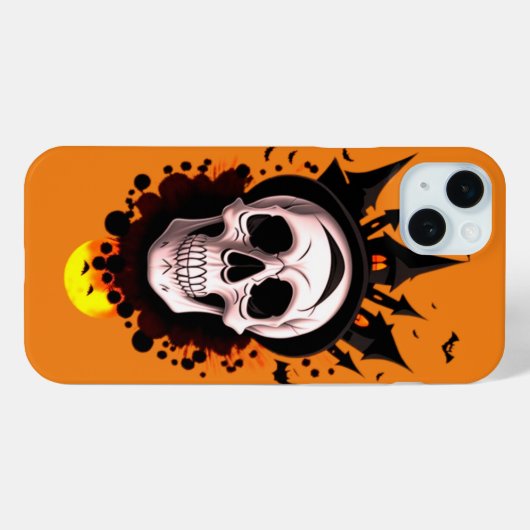 ゴシックスカル Case-Mate iPhoneケース (裏面 (横))