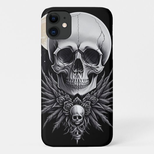 ゴシックスカル Case-Mate iPhoneケース (裏面)