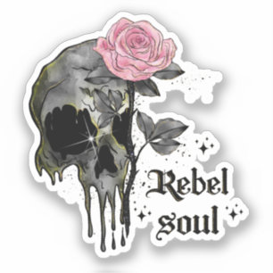 ゴシックスカル Rebel Soul シール