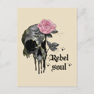 ゴシックスカル Rebel Soul ポストカード