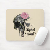 ゴシックスカル | Rebel Soul マウスパッド (マウス)