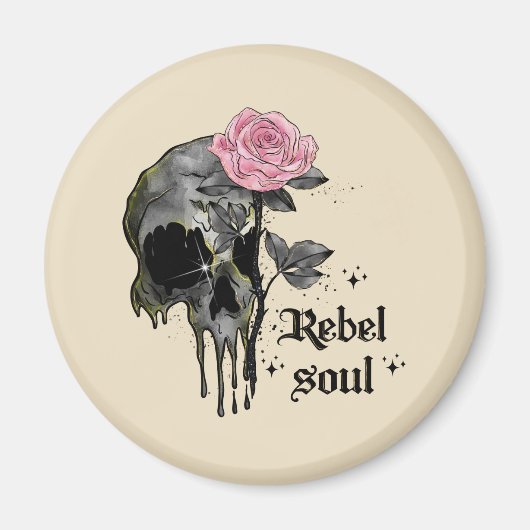 ゴシックスカル | Rebel Soul マグネット (正面)