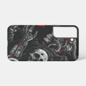 ゴシックスカル SAMSUNG GALAXYケース (裏面横)