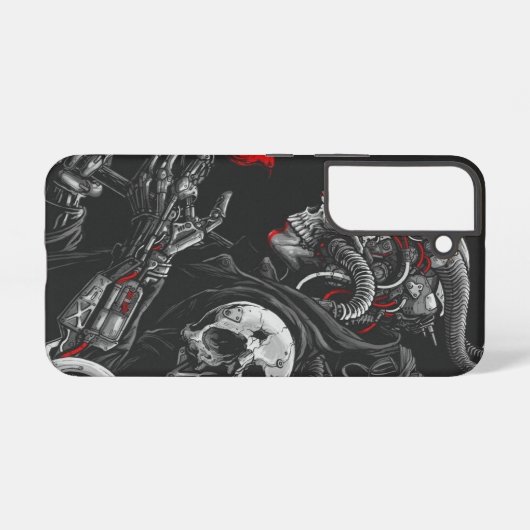 ゴシックスカル SAMSUNG GALAXYケース (裏面横)