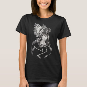 ゴシックスケルトンフェアリーグランジコテージコア Tシャツ
