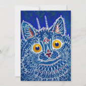 ゴシックスタイルの猫 サンキューカード (正面)