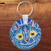 ゴシックスタイルのCat、Louis Wain キーホルダー (正面)