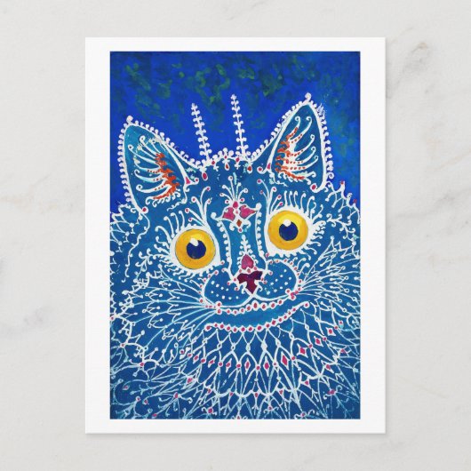 ゴシックスタイルのCat、Louis Wain ポストカード (正面)
