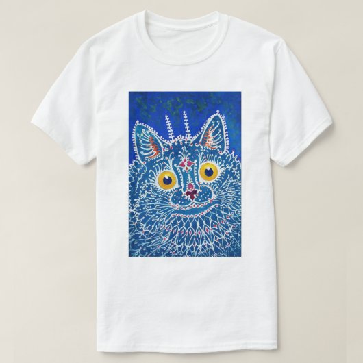 ゴシックスタイルのCat、Louis Wain Tシャツ (デザイン正面)