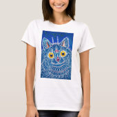 ゴシックスタイルのCat、Louis Wain Tシャツ (正面)