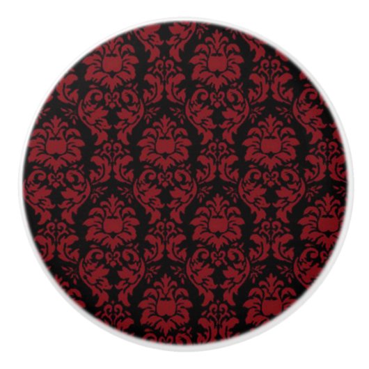 ゴシックスタイルドアまたは引き出しノブ セラミックノブ (正面)