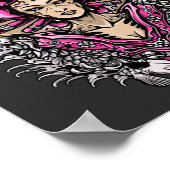 ゴシックスタイルピンクの悪の女王 ポスター (角)