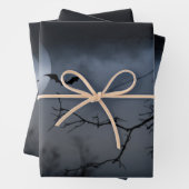 ゴシックスタイル不気味ホラーハロウィーン ラッピングペーパーシート (インサイチュ)