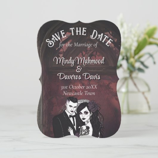 ゴシックスタイル結婚のゴシック文房具ダークロマンス (スタンド正面)