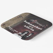 ゴシックスタイル結婚のテーブルのデコレーションDark Moody ペーパープレート (傾斜あり)