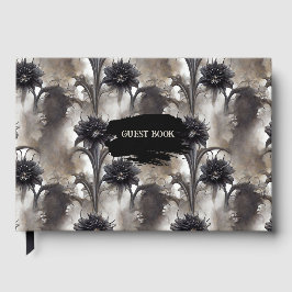 ゴシックスタイル結婚ダーク ゲストブック