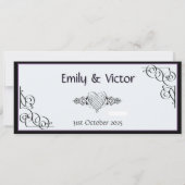 ゴシックスタイル セーブザデート (裏面)