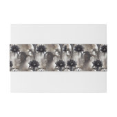 ゴシックスタイル ダークフラワーズ 招待状ベリーバンド (裏面例)